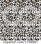 Abstract Background With Watercolour Animal Print Pattern