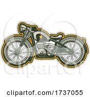 Poster, Art Print Of Military Motorcycle