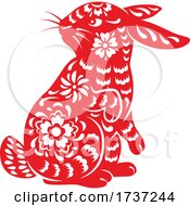 Poster, Art Print Of Chinese Horoscope Zodiac Rabbit