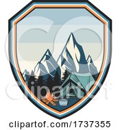 Poster, Art Print Of Mountain Logo