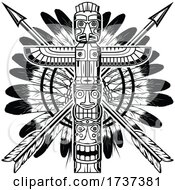 Poster, Art Print Of Native American Logo