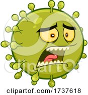 Scared Green Germ by Hit Toon