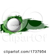 Poster, Art Print Of Golf Ball Design