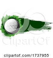 Poster, Art Print Of Golf Ball Design