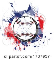 Poster, Art Print Of Baseball Grunge Design