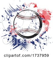 Poster, Art Print Of Baseball Grunge Design