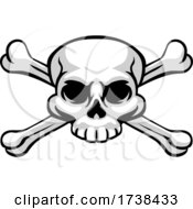 Poster, Art Print Of Skull And Crossbones Pirate Jolly Roger