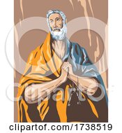 Poster, Art Print Of El Greco Domenikos Theotokopoulos Artwork Of The Tears Of Saint Peter Circa 1587 Wpa Poster Art