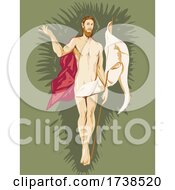Poster, Art Print Of El Greco Domenikos Theotokopoulos Artwork Of The Resurrection Circa 1597 Wpa Poster Art