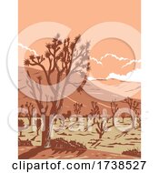 Joshua Tree In The Mojave Desert Within Joshua Tree National Park In California And Nevada Wpa Poster Art