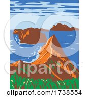 Poster, Art Print Of Channel Islands National Park Off The Southern California Coast United States Wpa Poster Art