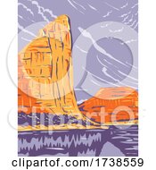 Poster, Art Print Of Dinosaur National Monument On The Uinta Mountains Between Colorado And Utah Wpa Poster Art