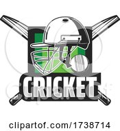 Poster, Art Print Of Cricket Design