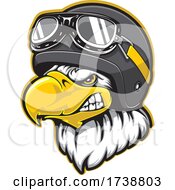 Pilot Bald Eagle Mascot by Vector Tradition SM