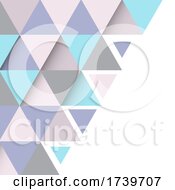 Poster, Art Print Of Abstract Geometric Design Background