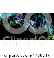 Poster, Art Print Of Low Poly Abstract Design Banner
