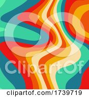 Poster, Art Print Of Retro Swirl Background Design