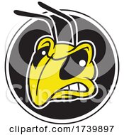 Poster, Art Print Of Hornet Or Yellow Jacket Mascot Head