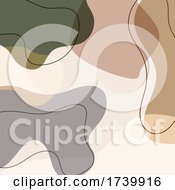 Poster, Art Print Of Abstract Background With Earth Tone Shapes