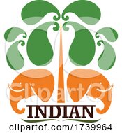 Poster, Art Print Of Indian Elephant Design