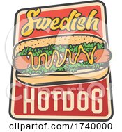 Poster, Art Print Of Swedish Hot Dog Design