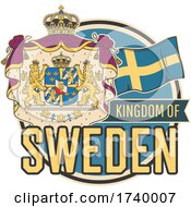 Poster, Art Print Of Swedish Greater Coat Of Arms Design