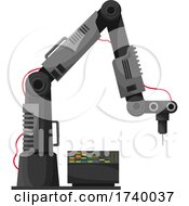 Poster, Art Print Of Robotic Machinery Arm