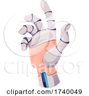 Poster, Art Print Of Hands With Robotic Prosthetics