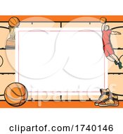 Poster, Art Print Of Basketball Border