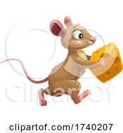 Mouse Or Rat With Cheese