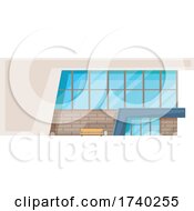 Poster, Art Print Of Gym Or Business Building