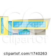 Poster, Art Print Of Gym Or Business Building