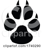 Poster, Art Print Of Canine Dog Fox Coyote Wolf Jackal Dingo Paw Print