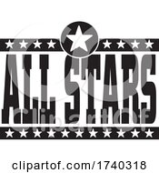 Black And White All Stars Sports Design