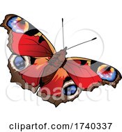 Poster, Art Print Of Peacock Butterfly