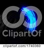 Fiber Optics AbstractBlur Background