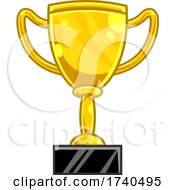 Cartoon Gold Trophy
