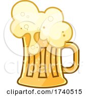 Poster, Art Print Of Foamy Beer In A Mug