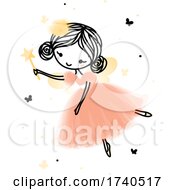 Poster, Art Print Of Forest Fairy With A Magic Wand