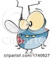 Cartoon Chubby Fly by toonaday