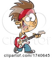 Cartoon Rock Star Boy by toonaday