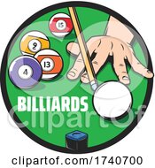 Poster, Art Print Of Billiards Pool Design