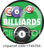 Poster, Art Print Of Billiards Pool Design