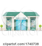 Poster, Art Print Of Church Store Building Storefront