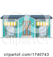 Poster, Art Print Of Fishing Store Building Storefront