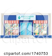 Poster, Art Print Of Stationery Store Building Storefront