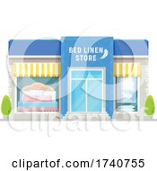 Poster, Art Print Of Bed Linen Store Building Storefront