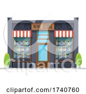 Poster, Art Print Of Wine Store Building Storefront