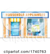 Poster, Art Print Of Household Appliances Building Storefront