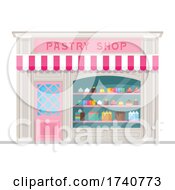 Poster, Art Print Of Pastry Building Storefront